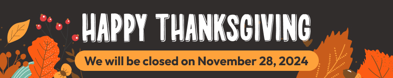  We will be closed on November 28th for Thanksgiving | Honest-1 Auto Roseville